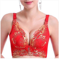 Ultra think woman push up bra+penty set(Red)