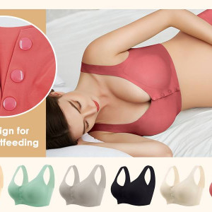 Best Breastfeeding Button Design Bra