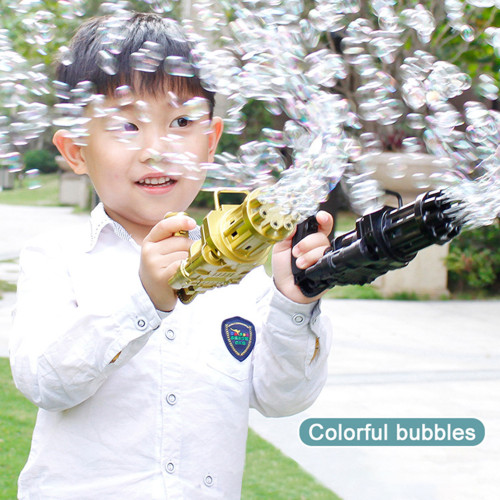 Kids Automatic Gatling Bubble Machine